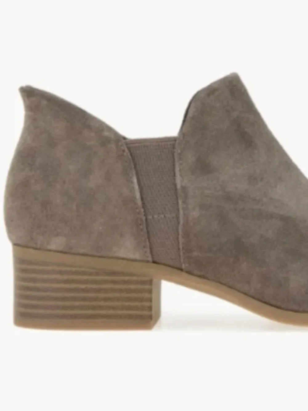 Kenneth Cole Reaction Sarafina Easy-On Ankle Boots – Concrete Suede – Size 7.5 (